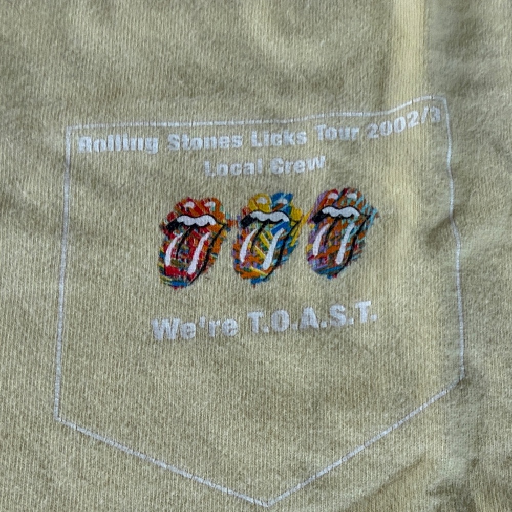 Authentic Rolling Stones Tour T-Shirt